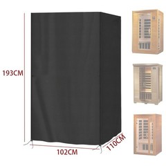 All-Weather Sauna Cover Convenient Zipper Closure Oxford Polyester Construction