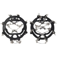 Winter Ice Claws with 8 Teeth for Hiking Boots with Non Slip Adjustable Straps