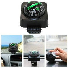 Car Compass Adjustable Navigation Dashboard Cycling Hiking Direction Ball New