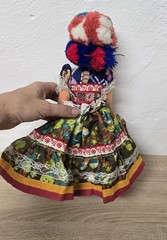 Play doll doll Hungarian costume doll 29 cm Vintage