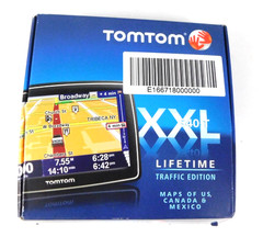 TomTom XXL 540-T Lifetime Maps Traffic Edition US, Canada, Mexico GPS New O-Box