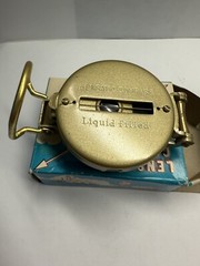 Vintage Luminescent Lensatic Compass Model 14-829 WITH ORGINAL BOX Clean!