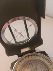 SE Military Prismastic Sighting Outdoor Hiking Compass, Camouflage in VGC