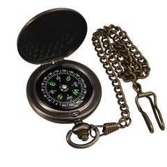 Compass Pocket Brass Watch Style Military Army Outdoor Camping Hiking Tool