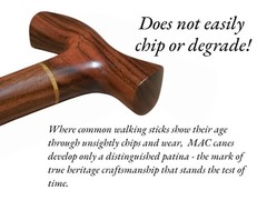 Wooden Walking Cane – Handcrafted in Central America, Luxury Laurel Wood