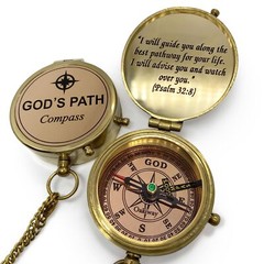 God’s Path Compass – Religious Gifts for Men Baptism Gift for Teenage Boys Ch…