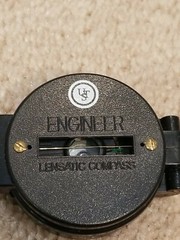 VINTAGE Engineer Lensatic Compass