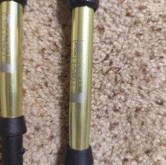 Mountainsmith Rambler 7075 Aluminum Trekking Poles Twist Lock Citron Green Pair