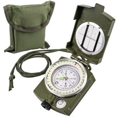 Compasses，Hiking Compass for Survival with ，Waterproof Durable and Green