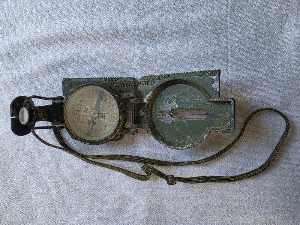 ​Authentic USGI Stocker & Yale (SandY) 183 Lensatic Compass – Confirmed Tritium