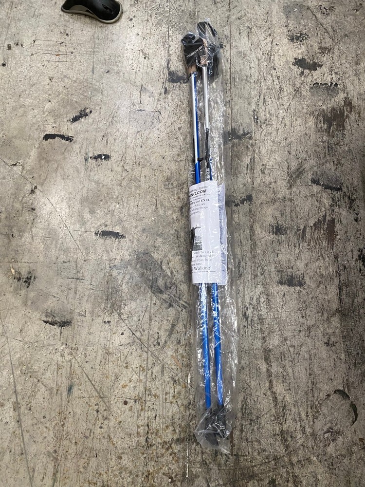 Exel Urban Skier Carbon One Piece Nordic Walking Poles – Blue