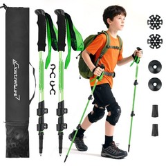 Trekking Poles for Hiking – Collapsible Lightweight Hiking Poles, 2 Pack Alum…