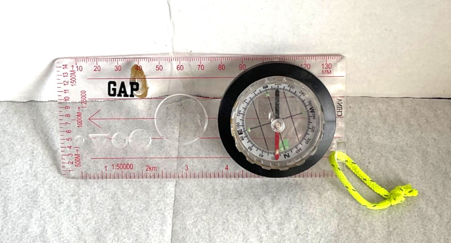 Vintage Hiking Compass Sport Working