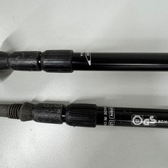 BAFX Products Trekking Poles Unisex OS Black Good Anti-Shock Hiking Sticks Pair