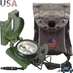 Waterproof Tactical Lensatic Compass Shockproof Navigation Outdoor Lightweight