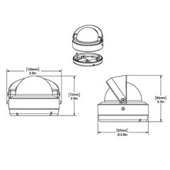 Ritchie S-53 Explorer Compass – Surface Mount – Black S-53 UPC 010342160416
