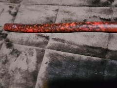 46″ Hand Crafted Wooden Walking Stick/Staff-(RED ASH DESIGN)w MARS TOP