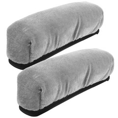 2Pcs Elastic Forearm Crutch Covers Durable Padding Soft Sponge Grey for Elderly