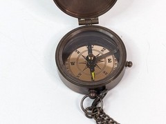 Gift for Son from Mom Dad | Engraved Compass 2″ Father to Son Gifts Mom to Son