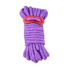Portable 4mm by 4m Camping Rope with Reflective Features and Adjustable Length