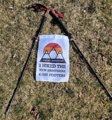 NH48 Finisher Flag. Personalized with the last mountain you hiked!