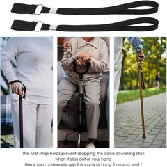 6 Pack Walking Cane Wrist Strap, Anti-Slip Elastic Trekking Pole Handle Straps