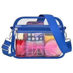 Clear Bag for Stadium Events Clear Purse Stadium Bag Satchel Large Blue