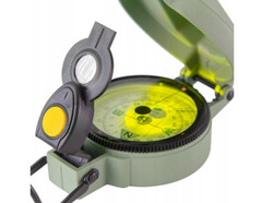 Lighted Aluminum Compass Green Prismatic Determines Survival LED Backlight Fille