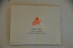 Silva Ranger Model Compass Instruction Manual 1970