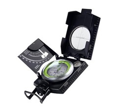 AF-4074 Military Compass for Hiking,Lensatic Sighting Black