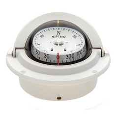 Ritchie F-83W Voyager Compass – Flush Mount – White F-83W UPC 010342140074