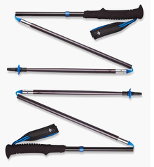 BLACK DIAMOND “Distance Z” Trekking Poles | 100cm and 158gr | PEWTER | $179.99