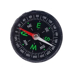 Mini Bussola Sopravvivenza For Outdoor Camping Professional Button Compass New