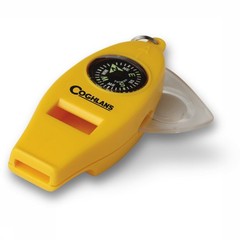 Coghlan’s Four Function Whistle for Kids – Yellow (2-Pack)