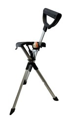 STEP2GOLD TaDa Chair Series 2 Hiking Pole Cane Seat Black Carrying Case Trekking