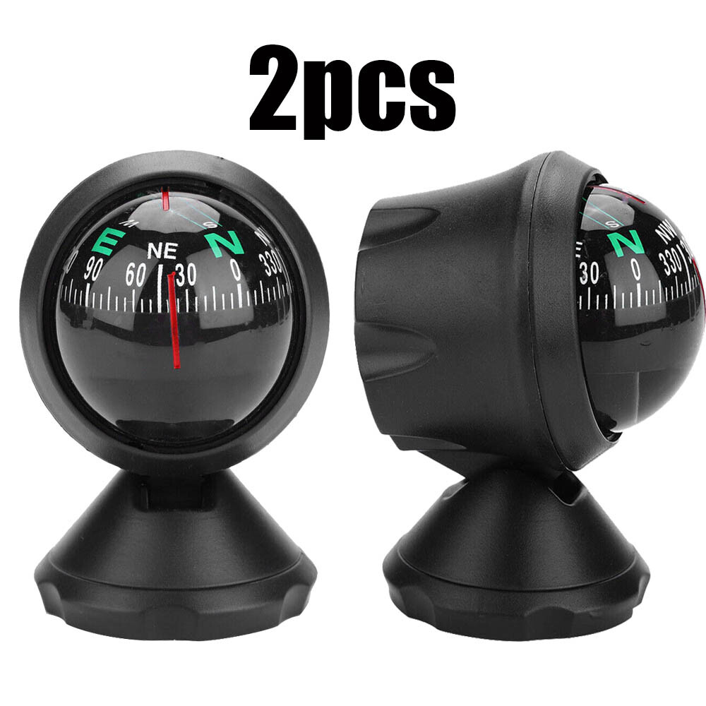 Portable Camping Marine Compass For Sail Ship Vehicle Car Boat Navigation 2pcs