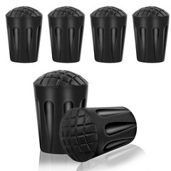 6 Pack Rubber Buffer for Hiking Poles, Crutch Capsule Non Slip, Walking Stick Rubber…