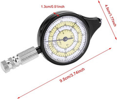 Map Measuring Meter Scale Mileage Odometer for Outdoor Camping Hiking