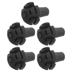5 Pcs Hiking Stick Tips Walking Alpenstock Trekking Pole Protectors
