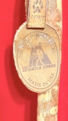 49 inch Whistle Creek Wooden Hiking Stick ~ Wood Walking Cane Made In USA