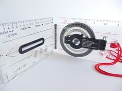 Coghlan’s Combination Lensatic / Map Compass with Case & Owner’s Manual