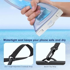 x Sanrio Waterproof Phone Pouch – Floating Phone Case Dry Bag Hello Kitty Grid