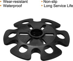 2Pcs Black Trekking Pole Snow Baskets for Aluminum Hiking Sticks