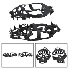 18 Teeth Steel Ice Gripper Spikes for Hiking For Shoes Snow Climbing Traction