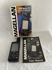 Magellan GPS Blazer 12 Satellite Navigator w/ Manual Outdoors/Hiking Tested