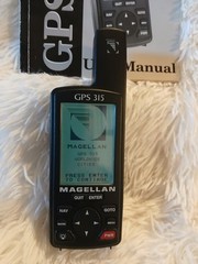 MAGELLAN 315 Portable GPS Navigator W/Manual For Boating Fishing Hunting Hiking