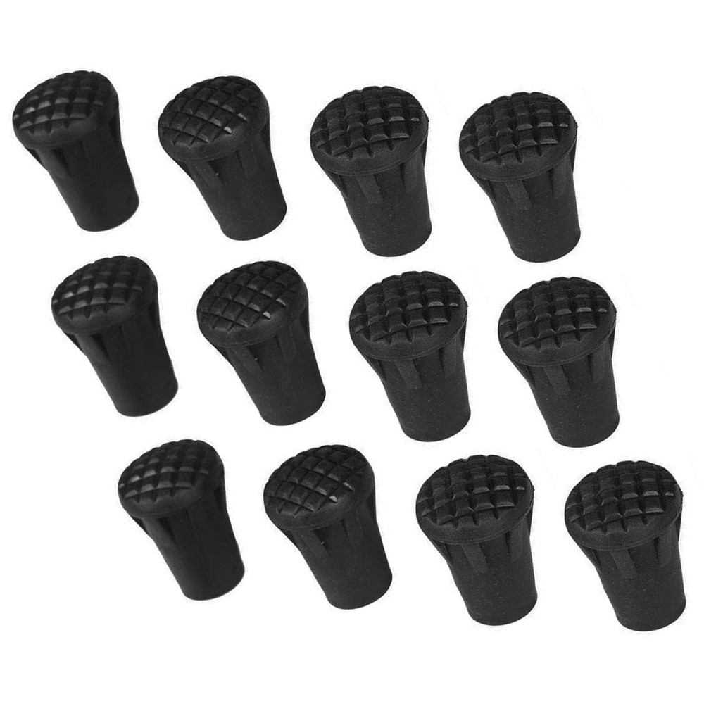 12pcs Trekking Poles Rubber Buffer for Hiking Poles Crutches