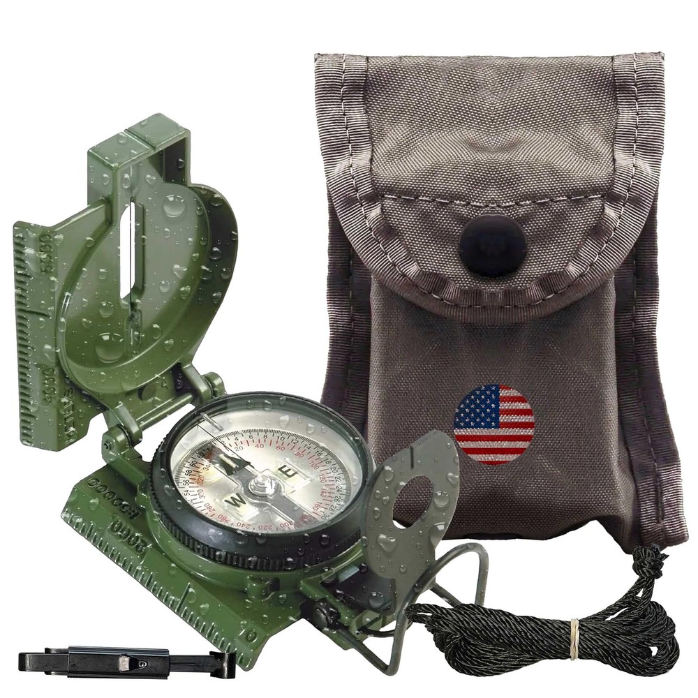 Cammenga Compass Military Grade Phosphorescent Lensatic Compass Shock, Sand,…