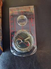 Liquid Filled Compass – Map Compass – Boxed W/Lanyard – Glass + Scale