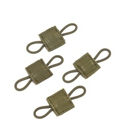 10Pcs Tactical Molle System Backpack Attachment PTT Antenna Binding Buckle